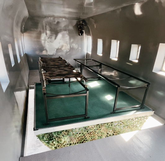 直升飞机转运救护模拟平台